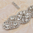 MissRDress Rhinestones Wedding Belt Silver Crystal Bridal Belts Pearls Weddings Sash For Bridals Accessories JK834