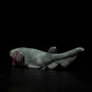 52cm Length Lifelike Frilled Shark Plush Toy Soft Six-gill Shark Plush Realistic Sea Animals Stuffed Toys Gift For Kids