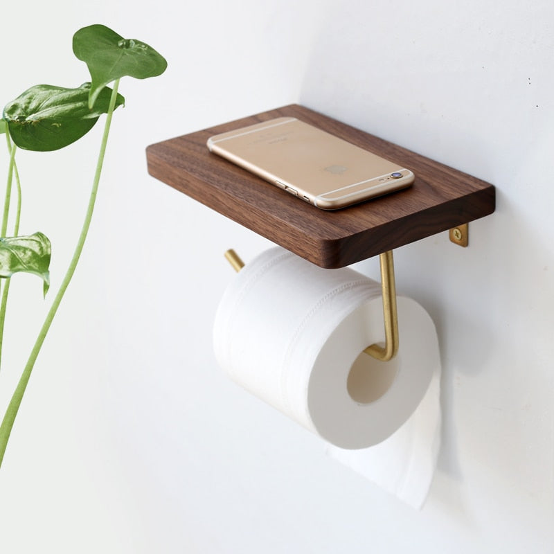 Nordic Luxus Papierhandtuchhalter Holz Seidenpapier Aufbewahrungshalter Toilettenpapierhalter Badezimmer Organizer Werkzeuge Wanddekoration