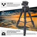 ZOMEI Q111 Professional Portable Travel Aluminum Camera Tripod&amp;Pan Head for SLR DSLR Digital Camera Three color