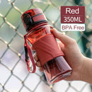 350ml UZSPACE Water Bottles BPA Free Protein Shaker Child Portable Leakproof Sports Drinkware Outdoor Eco-friendly Tritan Bottle
