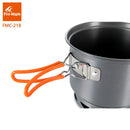 Feuerahorn Kochgeschirr Campingtöpfe Set Outdoor Camping Faltbarer Wärmetauscher Aluminiumlegierung für 2-3 Personen FMC-218