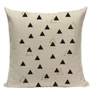 Pop Geometric Animal Cushion Cover Black White Linen Cushion Decorative Pillowcase Square High Quality Print Custom Throw Pillow