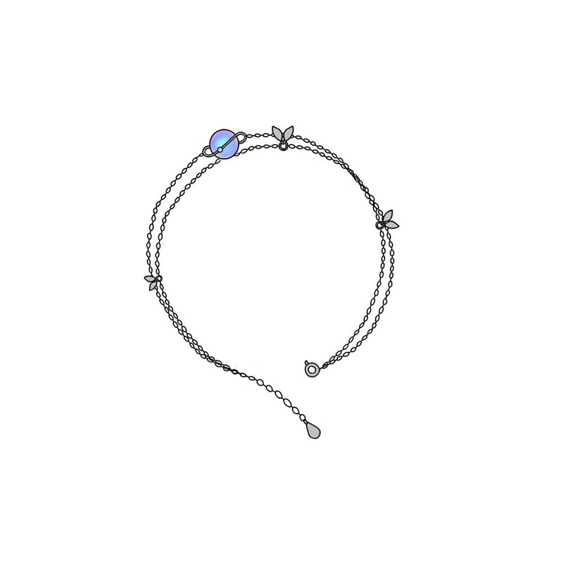 Thaya Sommernachtstraum Design 'Armbänder s925 Silber Armband weiblich Fantasy Stil eleganter zierlicher Freundschaftsschmuck