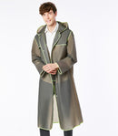 Adult Men Women Long Thick Rainwear Universal Rain Coat Waterproof Poncho Hiking Tour Raincoat Hooded Free Shipping