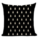 Pop Geometric Animal Cushion Cover Black White Linen Cushion Decorative Pillowcase Square High Quality Print Custom Throw Pillow