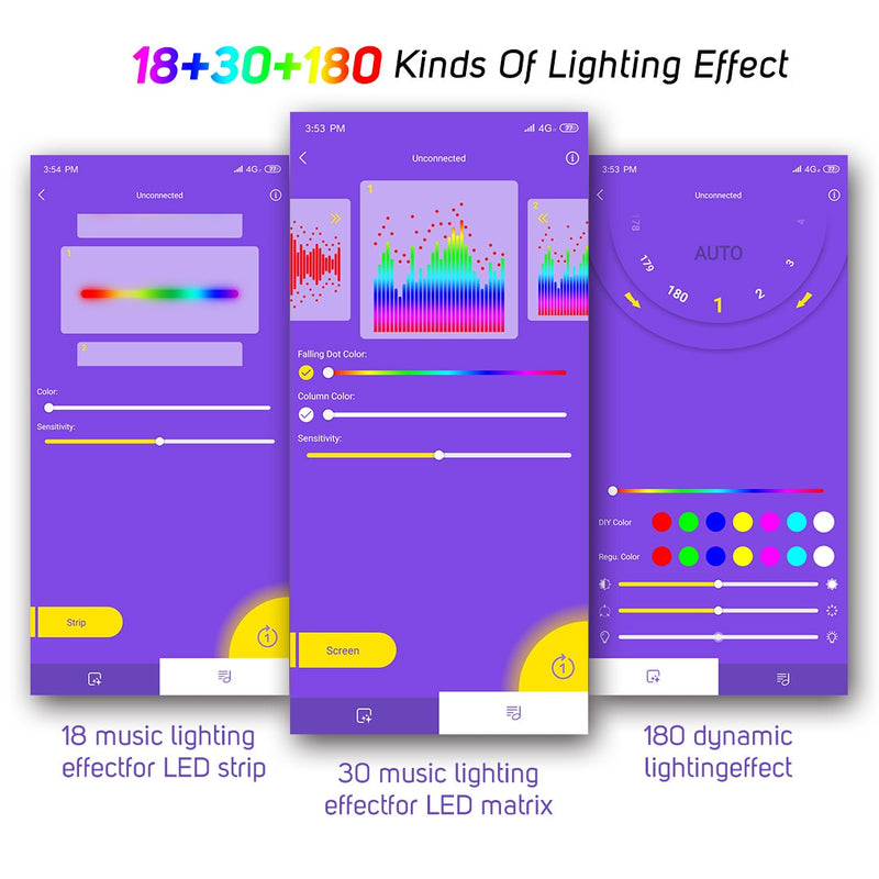 WS2812B LED Controller Wifi Bluetooth Pixel IC SPI Music APP for WS2811 WS2815 WS2813 SK6812 SK9822 RGBW APA102 LED Lights Strip