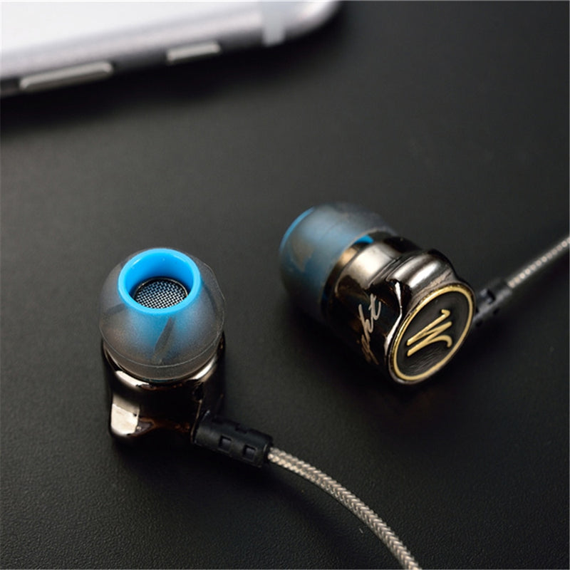 Ohrhörer QKZ DM7 Special Edition Vergoldetes Gehäuse Headset Noise Isolating HD HiFi Earphone Ohrhörer Ohrhörer