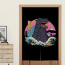 Japanese Style kitchen door curtain fabric screen bedroom restaurant toilet decorative hanging curtain