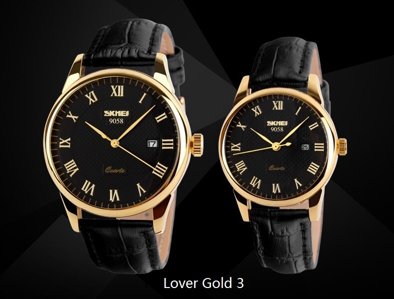 2020 SKMEI brand watches men quartz business fashion casual watch full steel date women lover couple 30m waterproof wristwatches