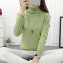 Thick Warm Women Turtleneck 2021 Winter Women Sweaters And Pullovers Knit Long Sleeve Cashmere Sweater Female Jumper