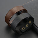 2022 Modeschmuck Vintage glatte glänzende Lederarmband Charme Schmuck Armbänder Armreifen Manschette Armband Männer Pulsera Hombre