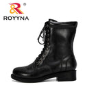 ROYYNA New Popular Increase Short Boots Women Autumn Winter Round Head Boots Woman Zapatos De Mujer Comfortable Ladies Shoe