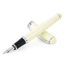 Luxury Brand Jinhao X750 Silver Stainless Steel Fountain Pen Medium 18KGP Nib School Office Name Ink Pens Gift Stationery