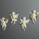 European angel statue wall decor hanger Creative TV blackground home mural living room wall art coat bag keys holder hanger