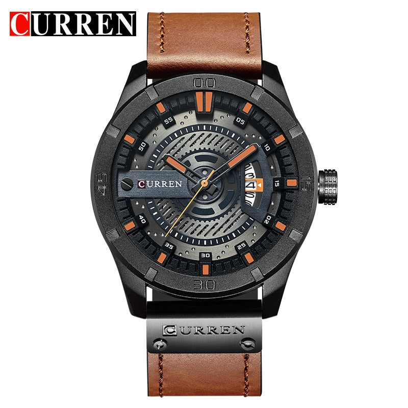 CURREN Hot Fashion Creative Uhren Casual Military Quarz Sport Armbanduhr Display Date Male Clock Hodinky Relogio Masculino