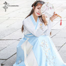 Hanfu Mulheres Damen Pflaume Hanfu Kostüm Kleid Feenrock Frisch und elegant Huaqing Pavillon Hanfu Kleidung im chinesischen Stil
