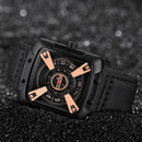 KADEMAN Top-Marke Luxus Herrenuhren wasserdicht Sport Square Lederband Quarzuhr Casual Armbanduhr männlich Relogio Masculino