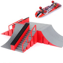 1pc Mini Skateboard Spielzeug Skate Park für TechDeck Fingerboard Skateboard Rampen Fingerboard Ultimate Park Training Board