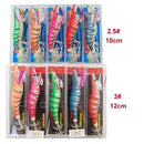 5pcs/lot Multicolor Squid Hooks Fishing Lure Squid Jigs Jibioneras Size 3.0
