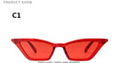 ZXWLYXGX 2020 new cat eye sunglasses women brand design retro colorful transparent colorful fashion cateye sun glasses men UV400