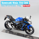 1/12 automaxx 2013 Kawasaki Ninja 250R SE 300 carrera escala motocicleta juguete deportes bicicleta Diecast y vehículos de juguete modelos juguetes réplicas