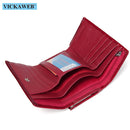 VICKAWEB Mini Women Purses Alligator Hasp Ladies Wallets Purse Woman Fashion Short Genuine Leather Wallet Women Small Wallet