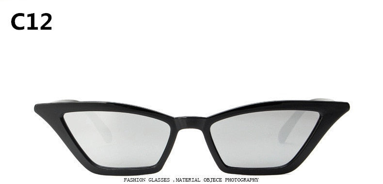 ZXWLYXGX 2020 new cat eye sunglasses women brand design retro colorful transparent colorful fashion cateye sun glasses men UV400