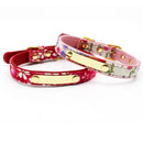 Cat Collar Personalized ID Collar Reflective Leather Customized Engrave Name Phone Number Free Engraving For Puppy Chihuahua 10