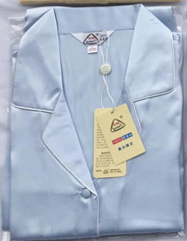 Conjunto de pijama clásico 100% de seda pura para mujer, camisón ML XL YM007