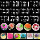 Baking Cake Tools 3D Gelatin Jelly Art Pudding Flowers Cake Decorating Tools Needle Tools Stainless Steel Nozzle Syringe Kit