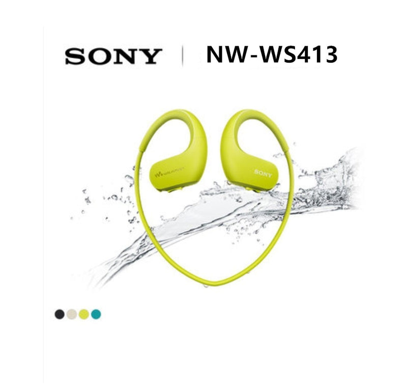 Sony NW-WS413 wasserdichtes Schwimmen, Laufen, MP3-Player, Kopfhörer, integriertes Zubehör, wasserdichter SONY WS413 Walkman