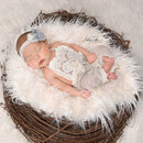 D&J Newborn Photography Props Soft Baby Fur Blankets Faux Fur Background Blankets Cute Infant Kids Fotografia De Baby Fotografia