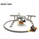 3500W Portable Outdoor Folding Gas Stove Camping Equipment Hiking Picnic Igniter Ultralight Camping Split Gas Stove