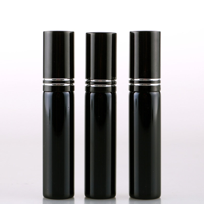 20 unids/lote 10ML botella de Perfume UV de vidrio atomizador portátil Parfum envase cosmético botellas recargables al por mayor