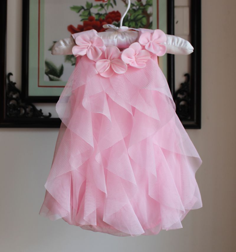 Blumen Kinder Mädchen Kleid Kleinkind Infant Party Sommer Chiffon Kleider Prinzessin Baby Kleidung 2 Jahre