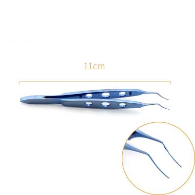 Titanium alloy Eyelid Beauty Eye Capsular Capsule Ophthalmic Instruments Capsulorhexis Clapm Tweezers Tools