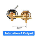 2/3/4/5 Ways Water Outlet Screw Thread Center Distance 10cm 12.5cm Mixing Valve Brass Bathroom Shower Mixer Faucet Tap Cabin