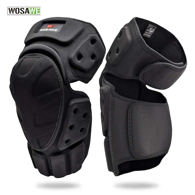 WOSAWE Adjustable Knee Protector Motorcycle Motocross Tactical Sport Riding Cycling Skating Ski Knee Pads Kneepad Brace Support