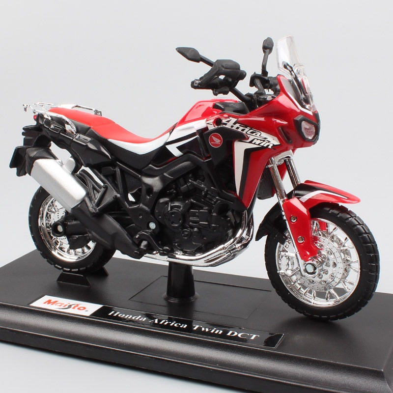 1:18 escala Maisto honda CRF1000L Africa Twin DCT 2016 aventura deporte diecast motocicleta juguete modelo todoterreno bicicleta vehículo réplica