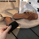 DONLEE QUEEN Women Brand Slippers Summer Slides Open Toe Flat Casual Shoes Leisure Sandal Female Beach Flip Flops Big Size 41