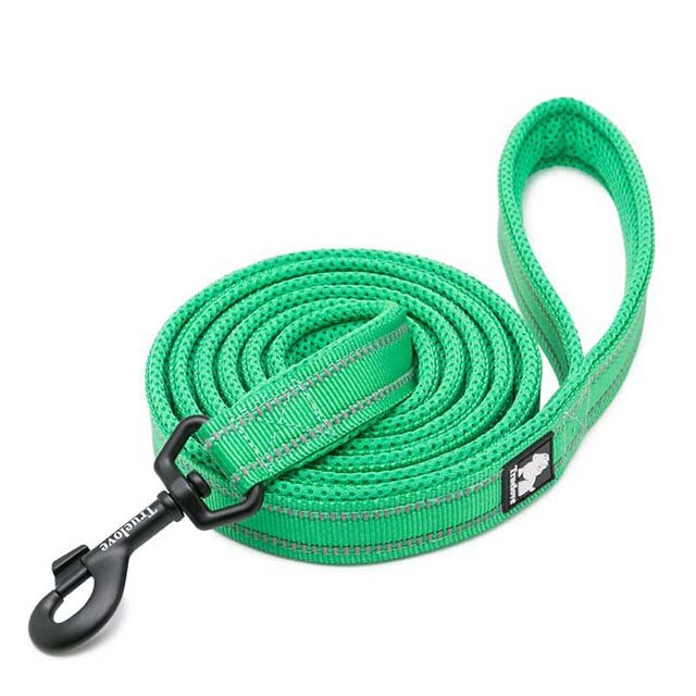 Truelove Soft mesh Nylon Dog Leash Double Trickness Running Reflective safe Walking Training Pet Dog Lead leash Stock 200cm hot