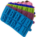 1 STÜCK Silikon Zahlen Schokoladenform Kekse Kalte 3D Digitale Form Fondant Kuchen Backen Gelee Süßigkeiten Gebäck DIY Dekorationswerkzeuge