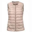 NewBang Brand 6XL 7XL Large Size Waistcoat Women's Warm Vest Ultra Light Down Vest Women Portable Sleeveless Winter Warm Liner
