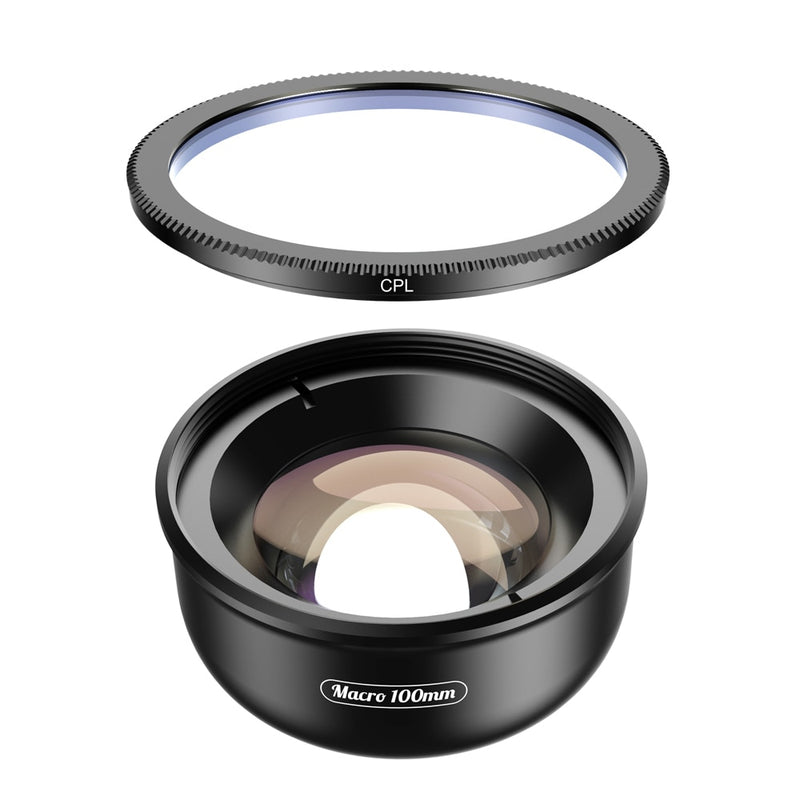 APEXEL camera phone lens 100mm macro lens 4K HD super macro lenses+CPL+star filter for iPhonex xs max Samsung s9 all smartphone