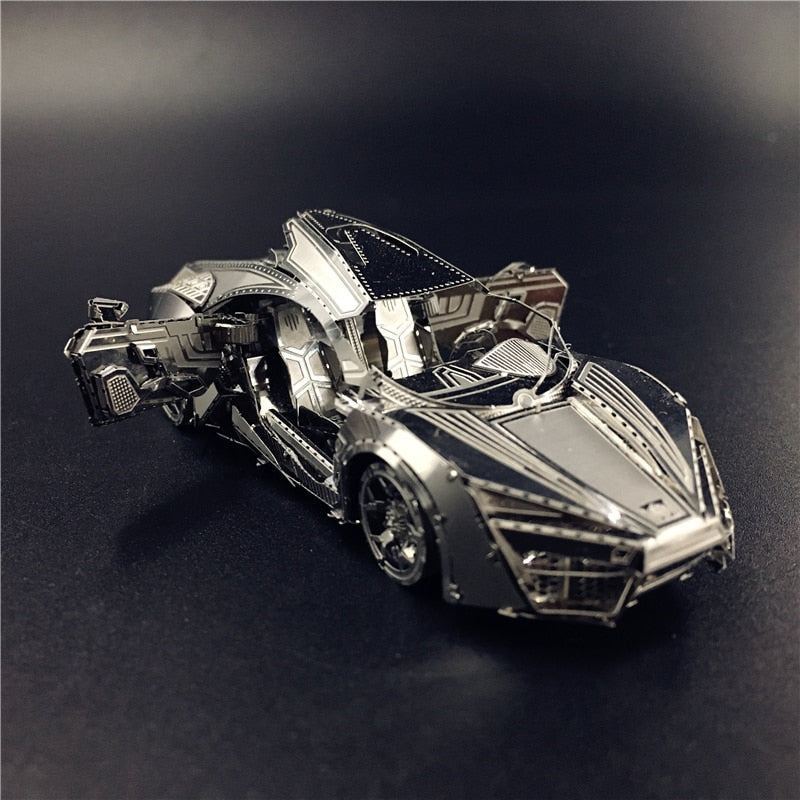 MMZ MODEL NANYUAN 3D Metal model kit Hypersport Racing Car Assembly Model DIY 3D Laser Cut Model puzzle toys for adult