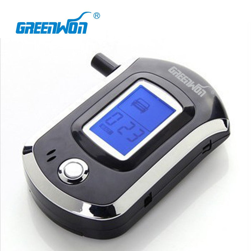 GREENWON LCD Digital Breath Alcohol Test Analyzer Breathalyzer Tester Alcoholicity Meter Detector Black