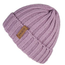 FURTALK Wintermütze für Damen, Beanie-Mütze mit Fleecefutter, Herren, Damen, gestrickte Wintermütze für Damen, Mädchen, Rot, Schwarz, Weiß, Rosa, Grau