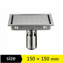 AODEYI Floor Drain Tile Insert Square Floor Waste Grates Bathroom Shower Drain 110 x 110MM And 150x 150MM 304 Stainless Steel