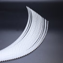 100PCS Plastic Empty Chain Belt Screw Tape Empty Screw Band for Auto Feed Screwdriver Tape Empty Strips 50 Holes